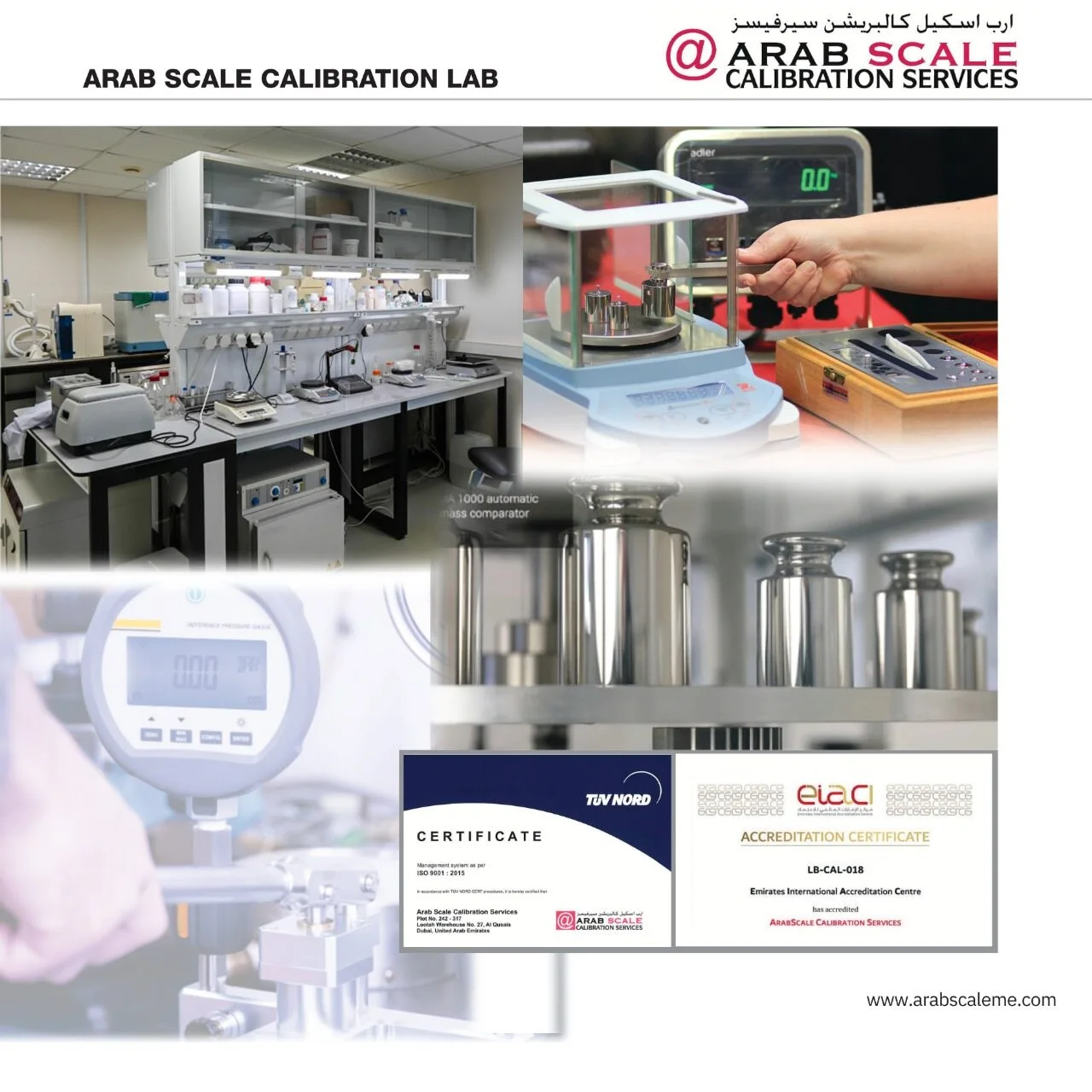 Arab Scale calibration lab